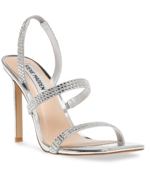 Steve Madden Women's Gracey Rhinestone Strappy Stiletto Sandals | Macys (US)