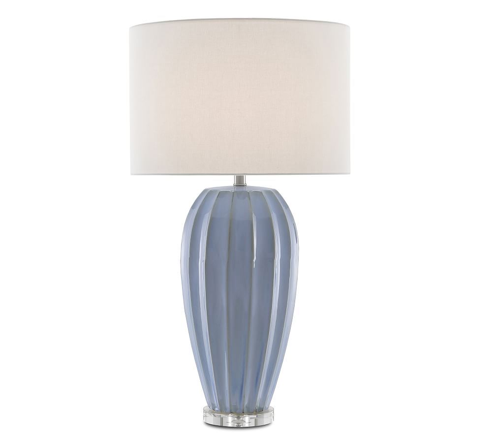 Carleton Table Lamp, Light Blue | Pottery Barn (US)