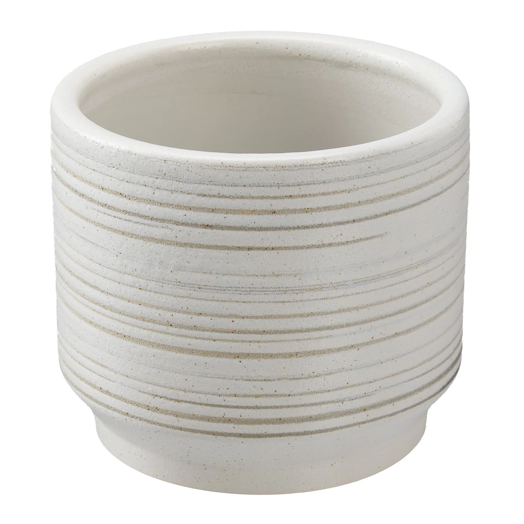 Better Homes & Gardens Pottery 8" Teramo Ceramic Planter, White - Walmart.com | Walmart (US)