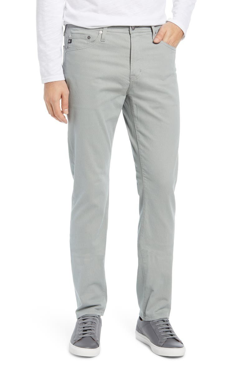 Everett Slim Fit Straight Leg Print Pants | Nordstrom