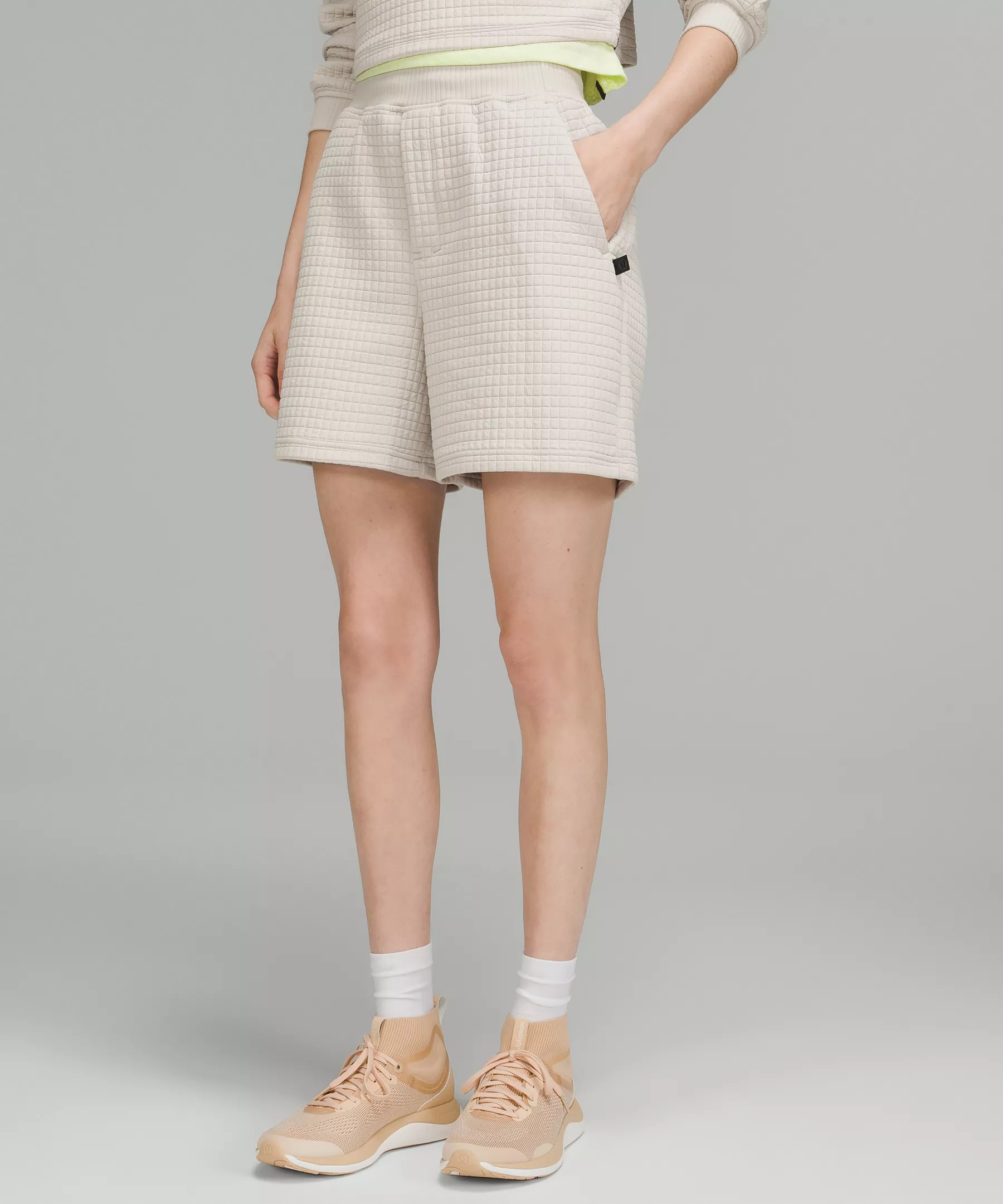 lululemon lab Textured Grid High-Rise Short 5.5" | Lululemon (US)