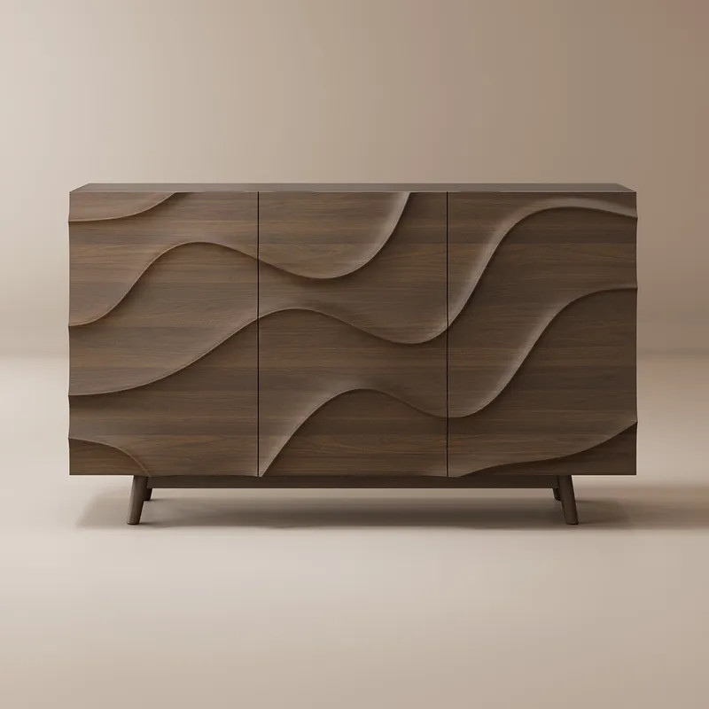 Astrid Wood Sideboard, 78" | Hernest