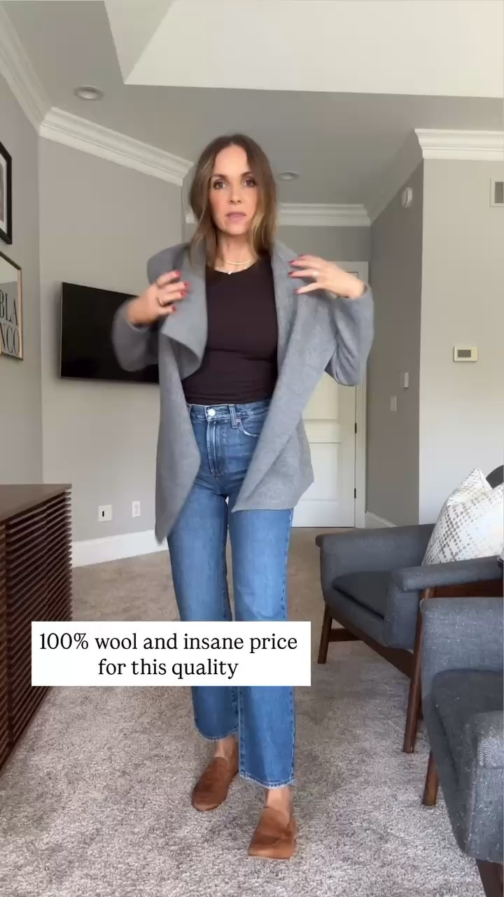 100% wool! @Quince jacket is so high quality and classy! Wearing a small

#LTKgrwm