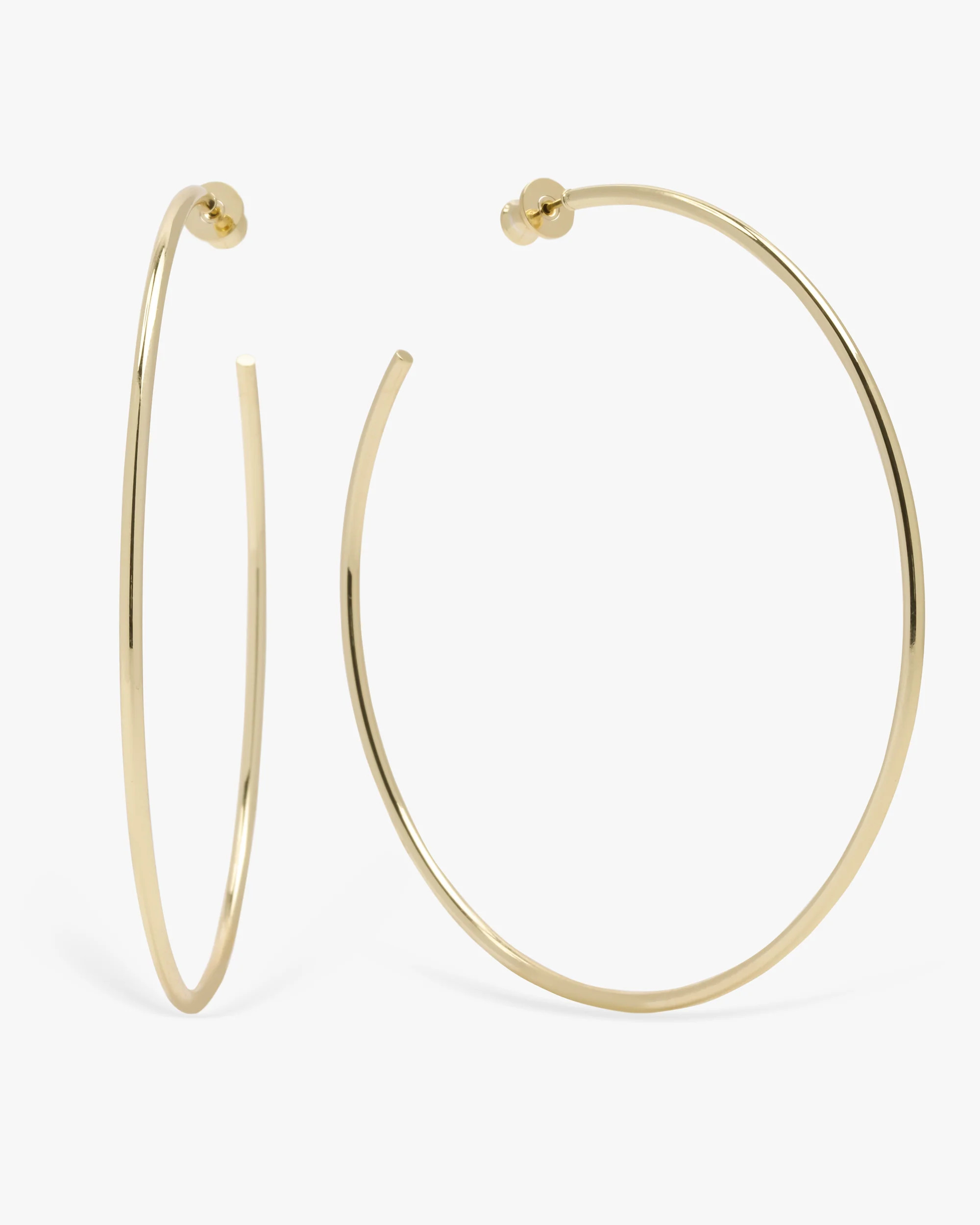 Not Your Average Mom Hoops 3" - Gold | Melinda Maria Jewelry