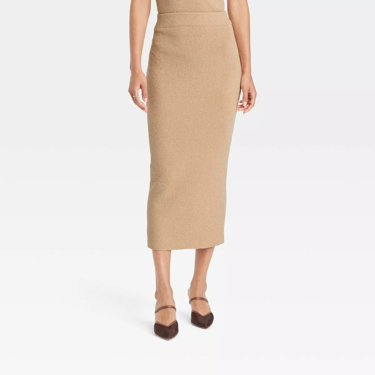 Women's Midi Boucle Sweater Skirt - A New Day™ | Target