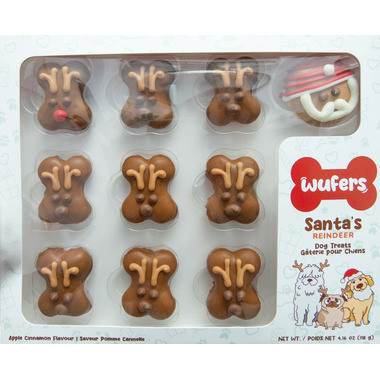 Wufers Dog Treats Santa & Reindeer | Well.ca