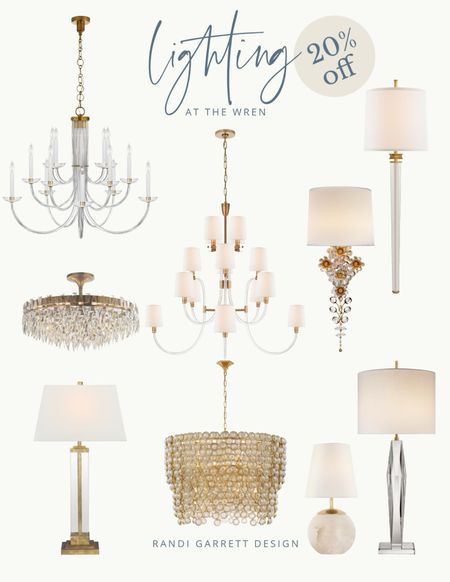 Lighting at The Wren 20% off! These are our sconces and chandeliers in our home. They are the most beautiful, high quality lights. 

#LTKSaleAlert #LTKHome #LTKStyleTip
