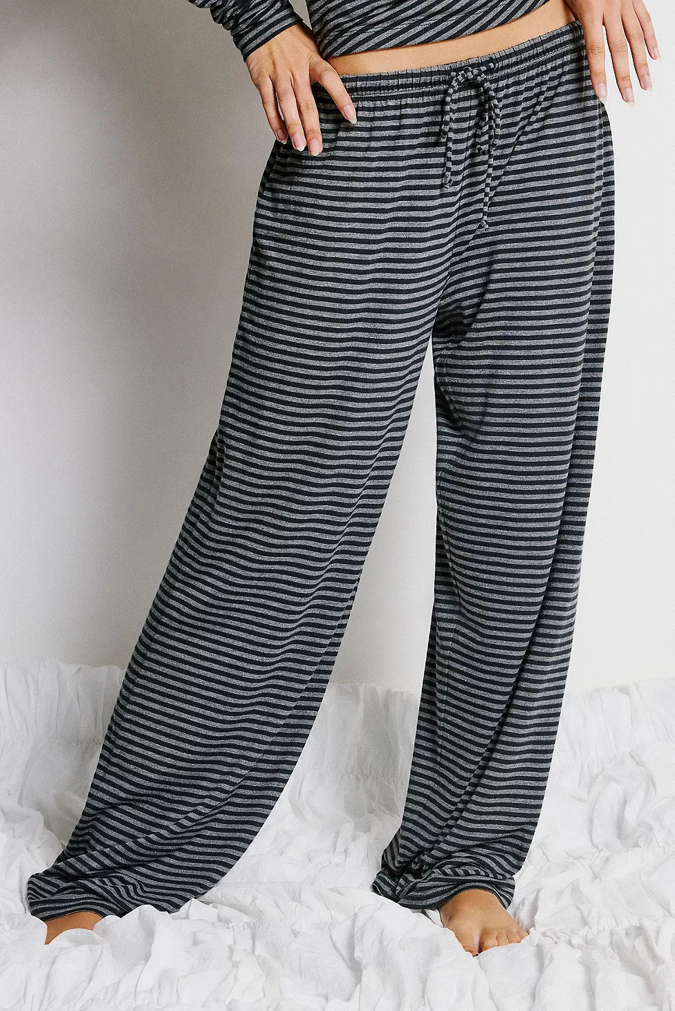 Out From Under Demi Stripe Jersey Pyjama Trousers | Urban Outfitters UK