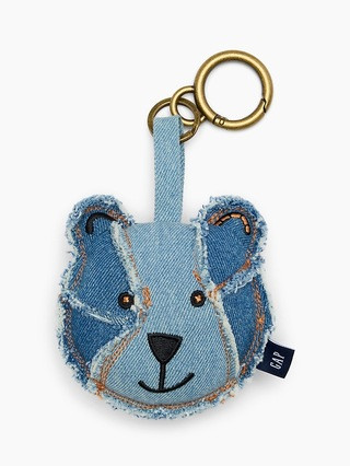 Patchwork Denim Brannan Bear Bag Charm | Gap (US)
