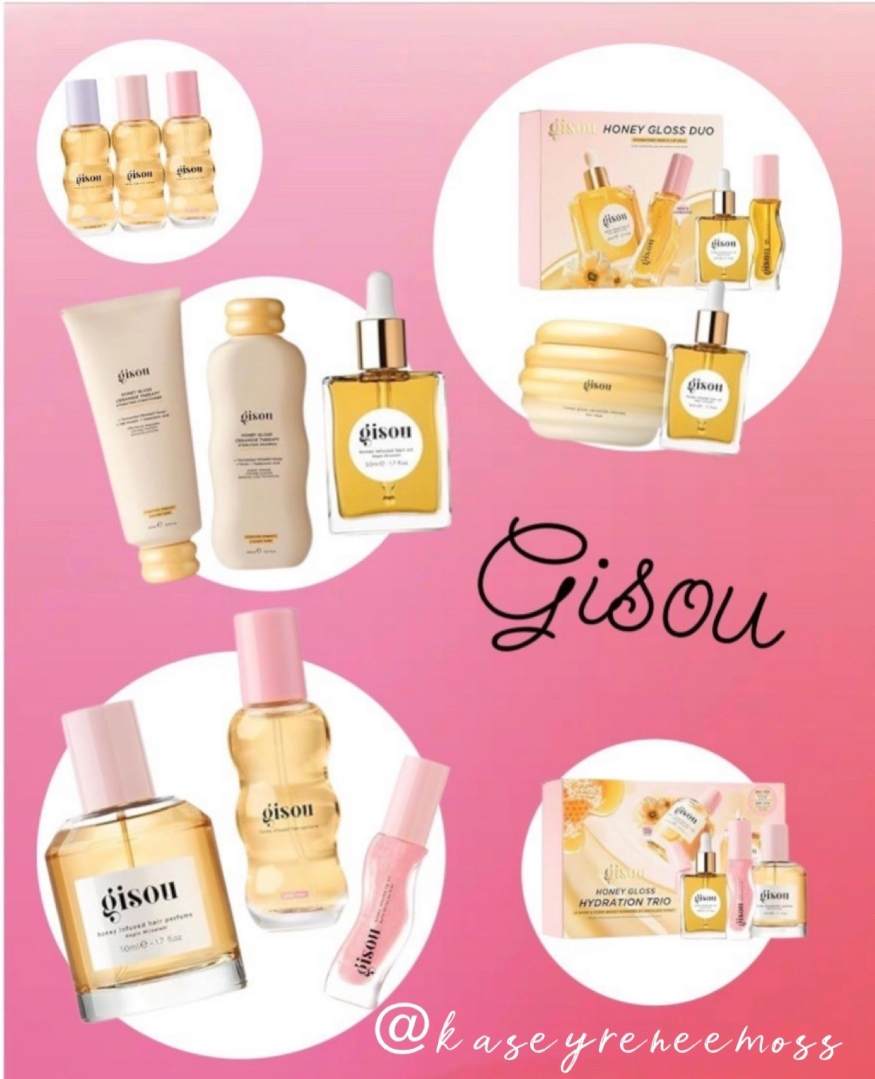 Honey infused skin and hair care products. Gisou is born out of a passion for bees, haircare and natural beauty. Some of must have buys!