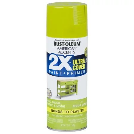 (3 Pack) Rust-Oleum American Accents Ultra Cover 2X Gloss Citrus Green Spray Paint and Primer in ... | Walmart (US)
