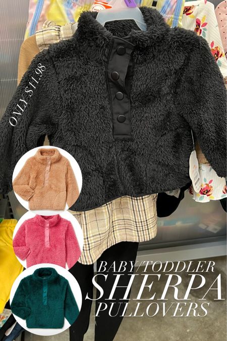 Super cheap baby/toddler Sherpa pullover jackets #walmart @walmart 

#LTKkids #LTKbaby #LTKunder50