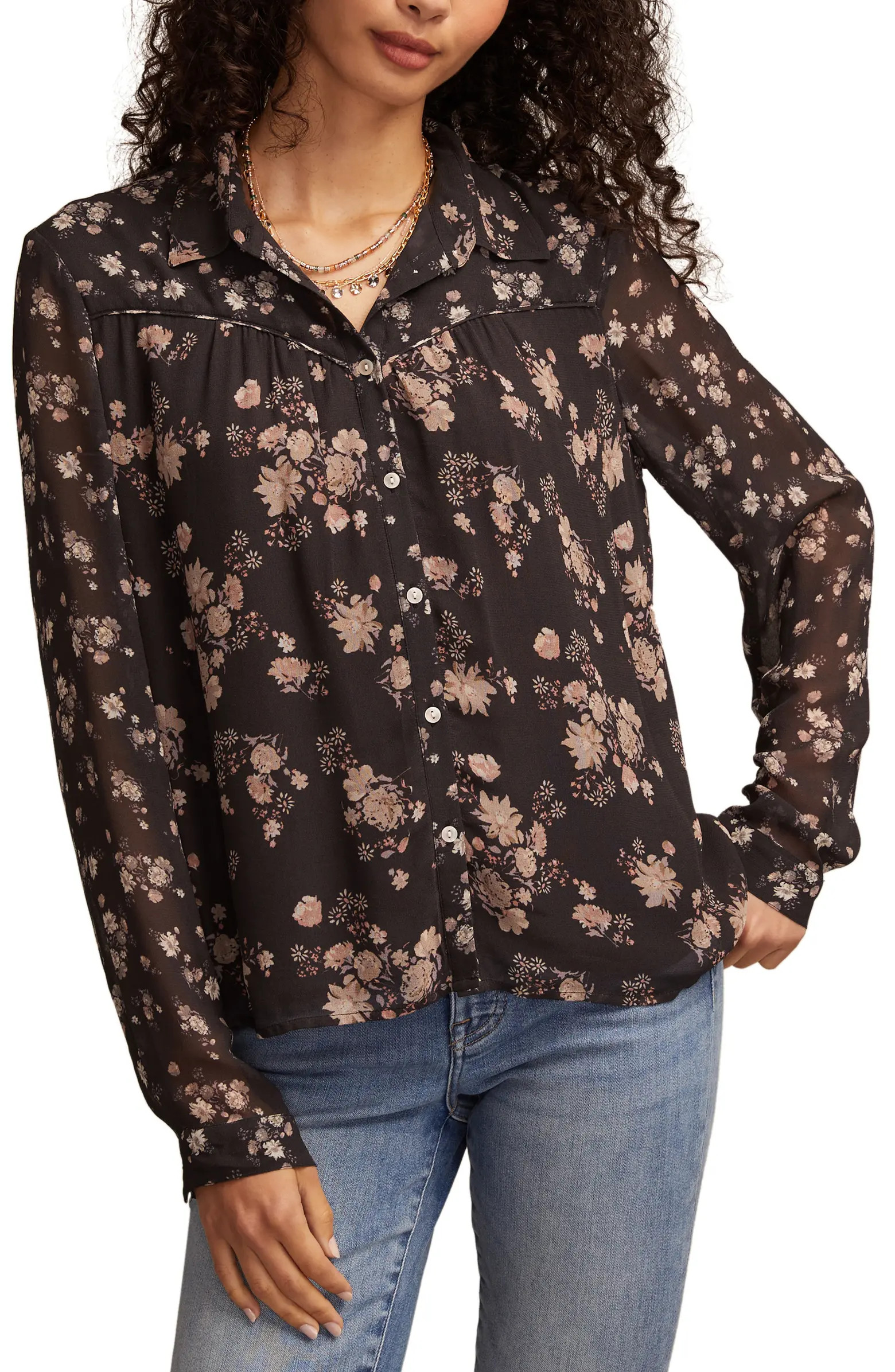Lucky Brand Floral Button-Up Shirt | Nordstrom | Nordstrom