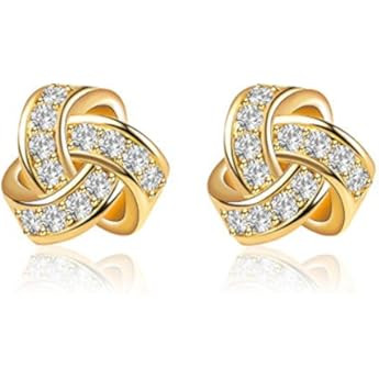 Napier Gold-Tone and Cubic Zirconia Stud Earrings | Amazon (US)