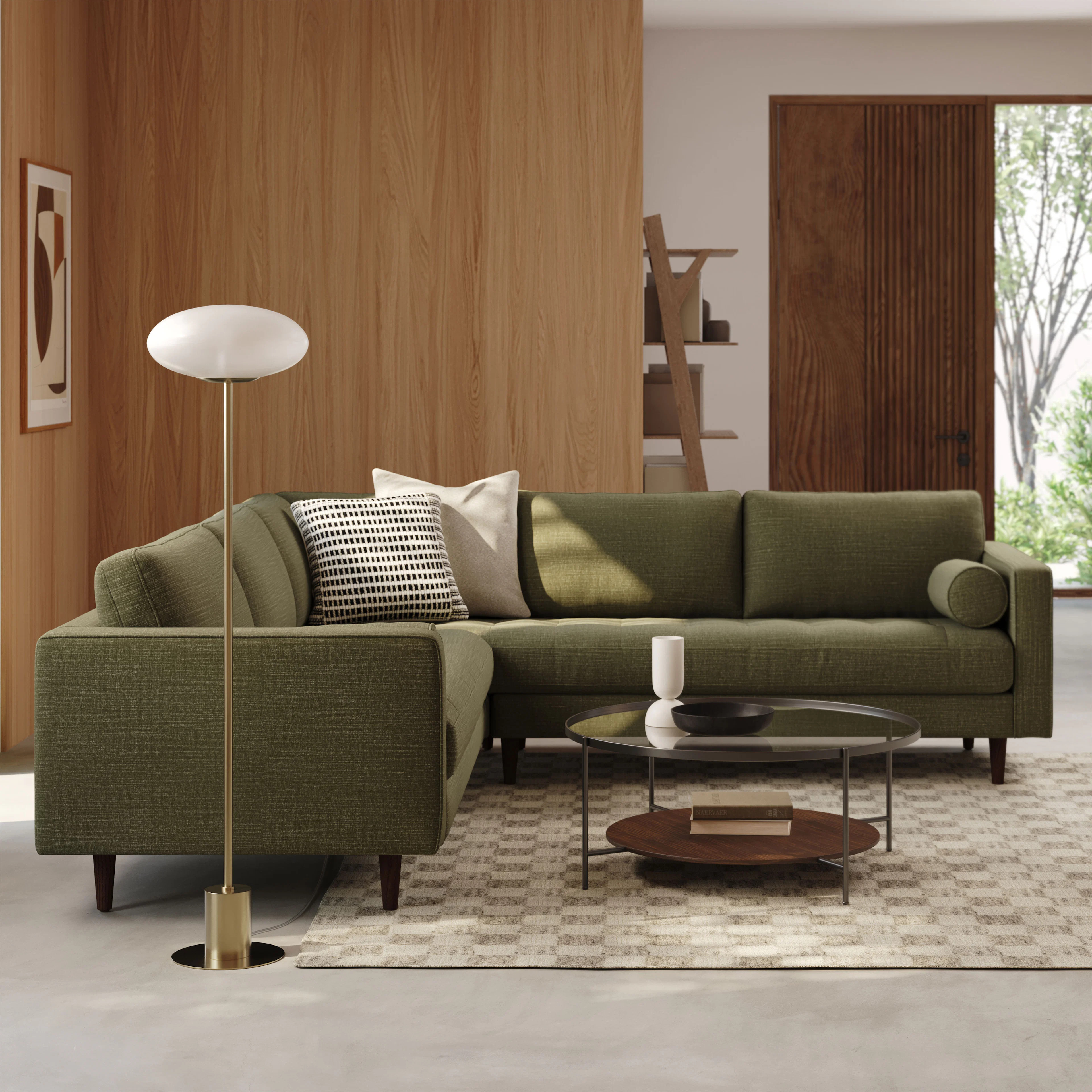 Menken Floor Lamp - Brass | Article