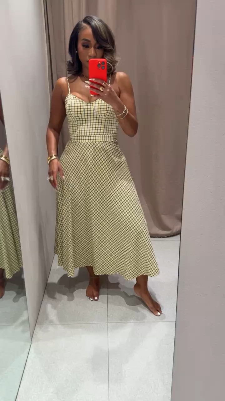 spring dresses under $100! Plaid midi dress! 

#LTKMidsize #LTKootd