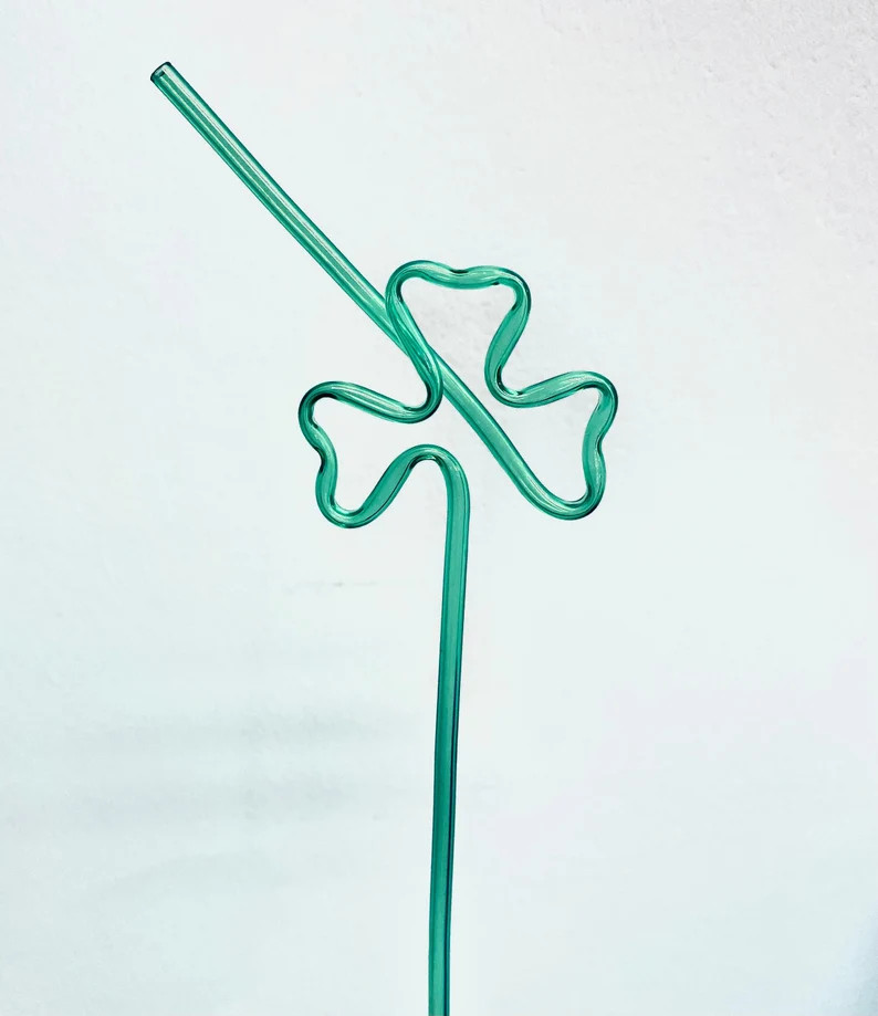 Shamrock Straw Party Straws Party Decor St Patrick's | Etsy | Etsy (US)