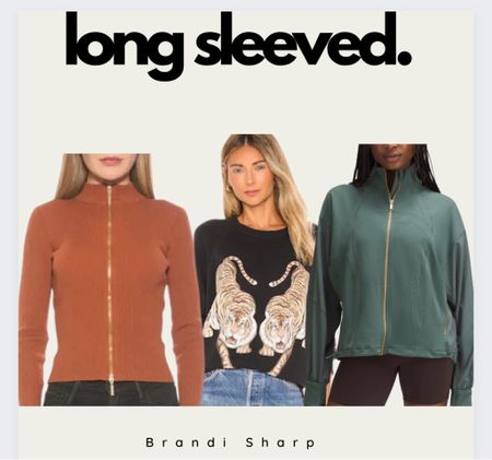 Fall outfit ideas
Zip ups
Rare finds 
Top long sleeved picks for fall 
LuluLemon 
Macys 
Revolve 
With Brandi Sharp

#LTKSeasonal #LTKstyletip #LTKSale