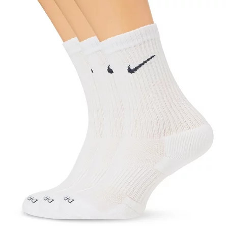 Nike SX4827-101: Dri-FIT Cushioned Crew Training Socks (S) | Walmart (US)