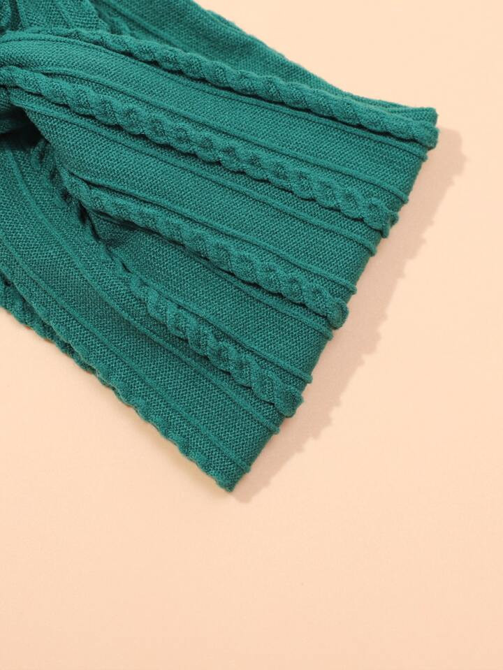 3pcs/set European And American Style Wide Soft Headbands With Simple Twist Knot Design, Elastic N... | SHEIN