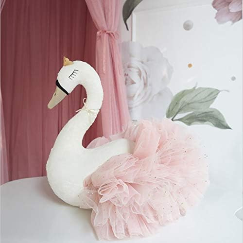BARMI 16 Inch Swan Stuffed Animal Princess Swan Stuffed Animals Swan Plush Swan with Lace Dress S... | Amazon (US)
