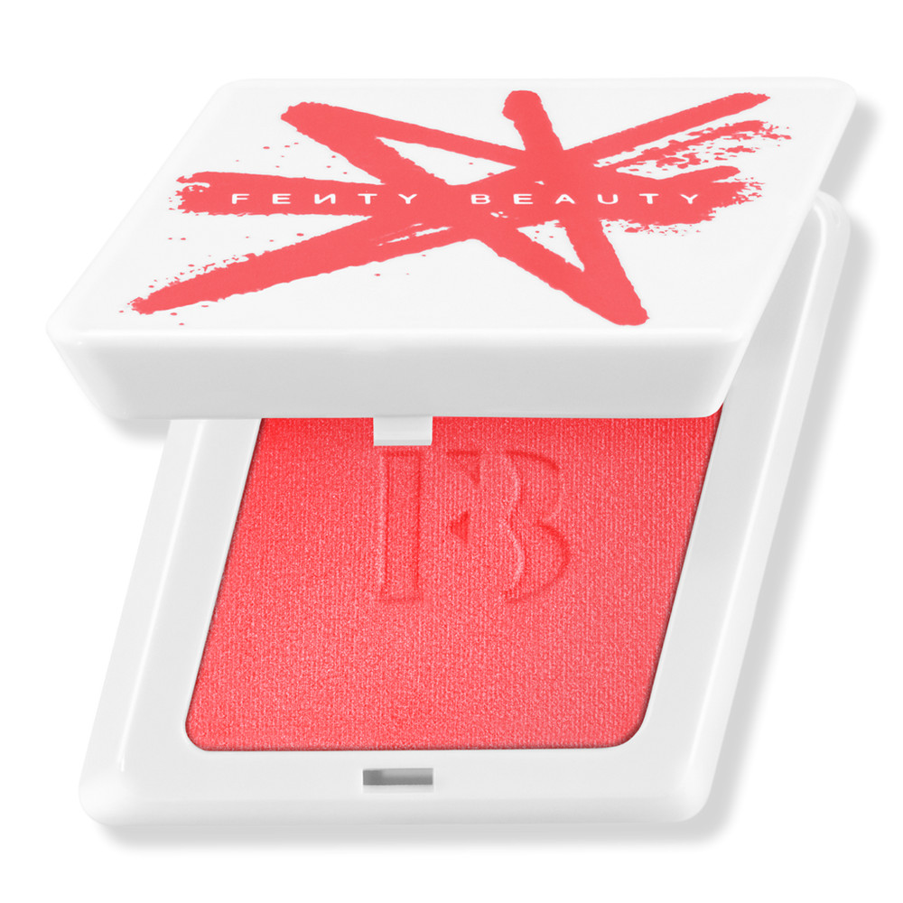 FENTY BEAUTY by Rihanna Fenty Cheeks Suede Waterproof Powder Blush - LOLLY POPPY | Ulta