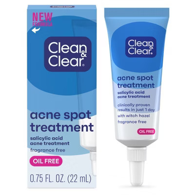 Clean & Clear Advantage Acne Spot Treatment Gel Cream with Salicylic Acid and Witch Hazel - .75 f... | Target