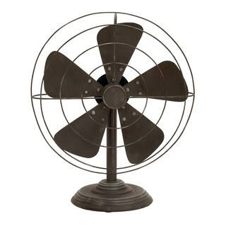 18" Black Metal Fan Vintage Sculpture By Ivory And Iris | Michaels® | Michaels Stores