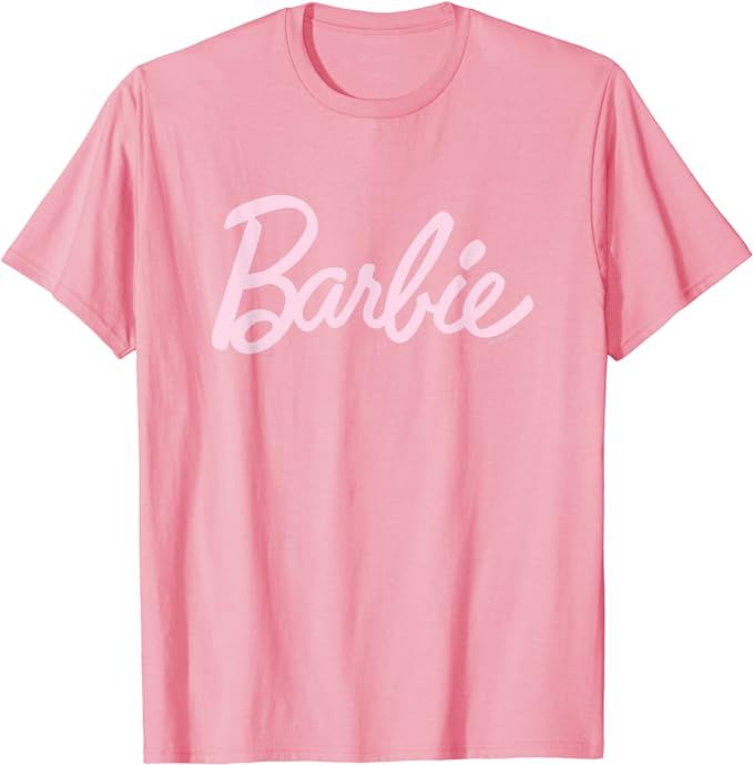 Barbie - Light Pink Barbie Logo T-Shirt | Amazon (US)