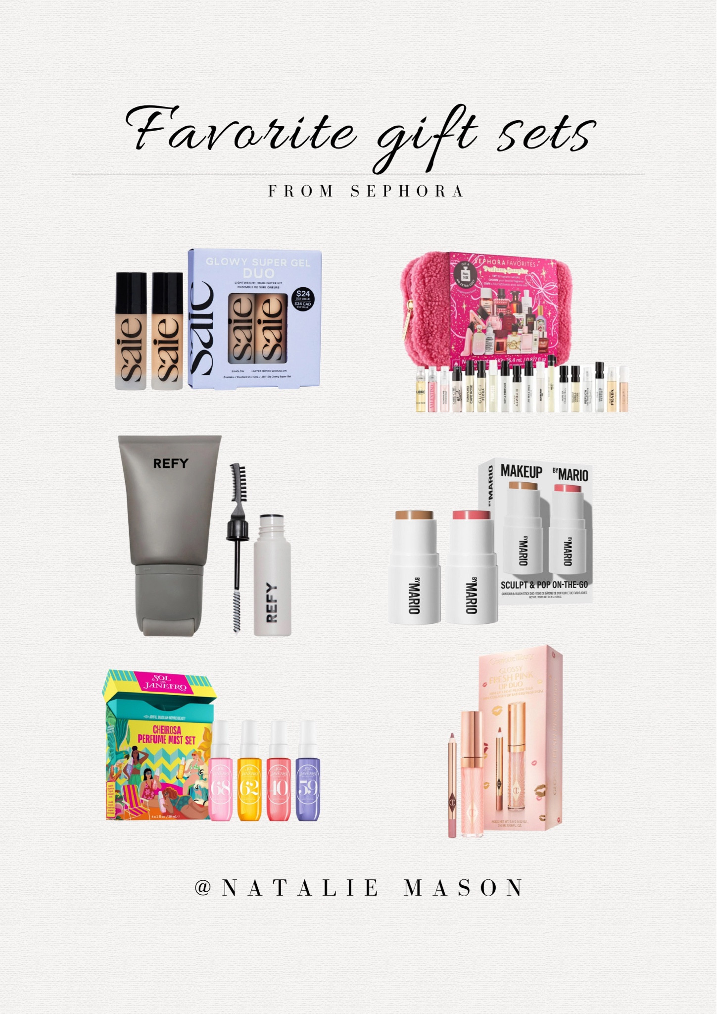 My fav gift sets this holiday from Sephora. Super affordable and trendy Christmas gifts or stocking stuffers  

#LTKBeauty #LTKGiftGuide #LTKHoliday