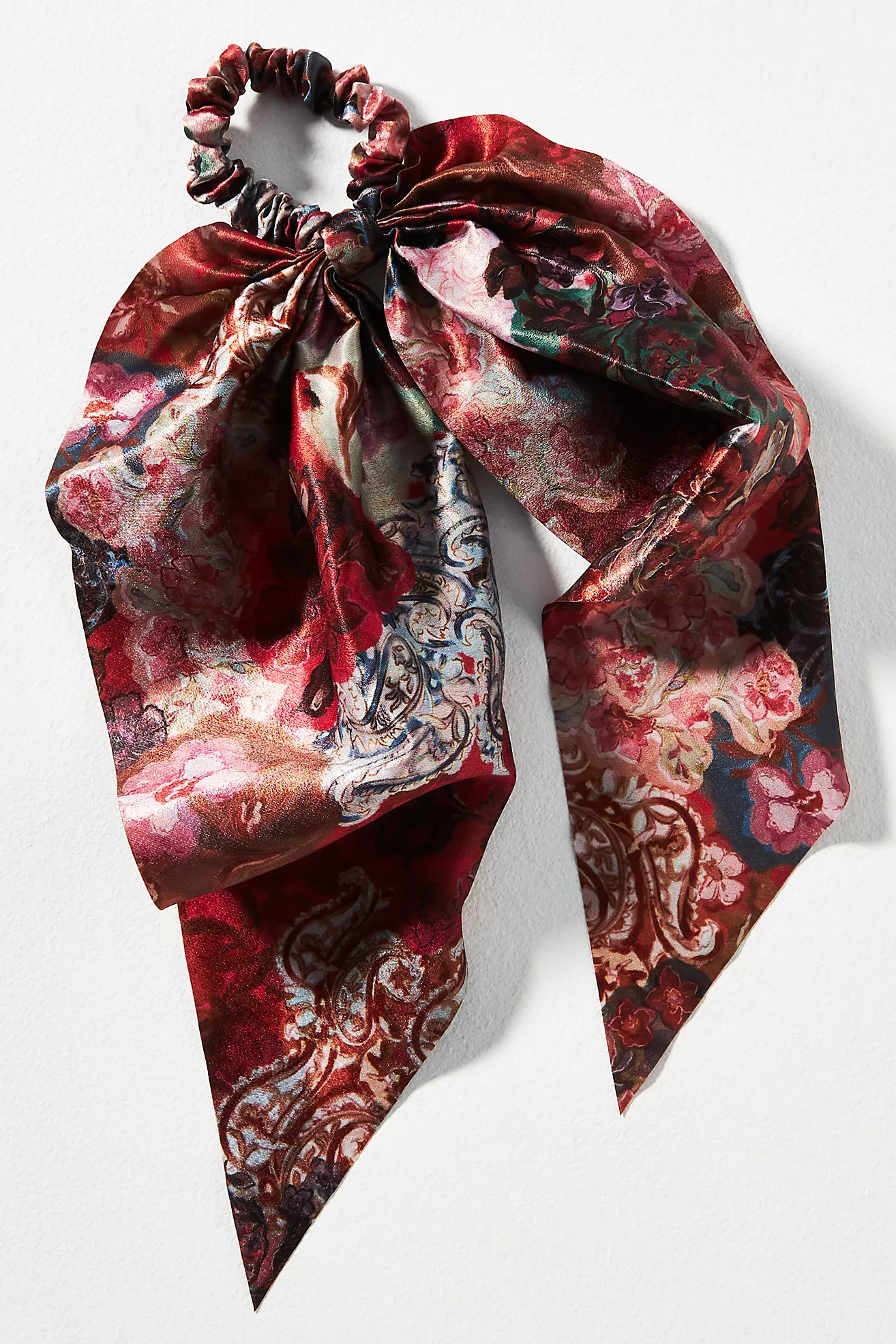 Kachel Floral Hair Scarf Scrunchie | Anthropologie (US)