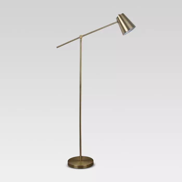 Cantilever Floor Lamp Brass - Project 62™ | Target