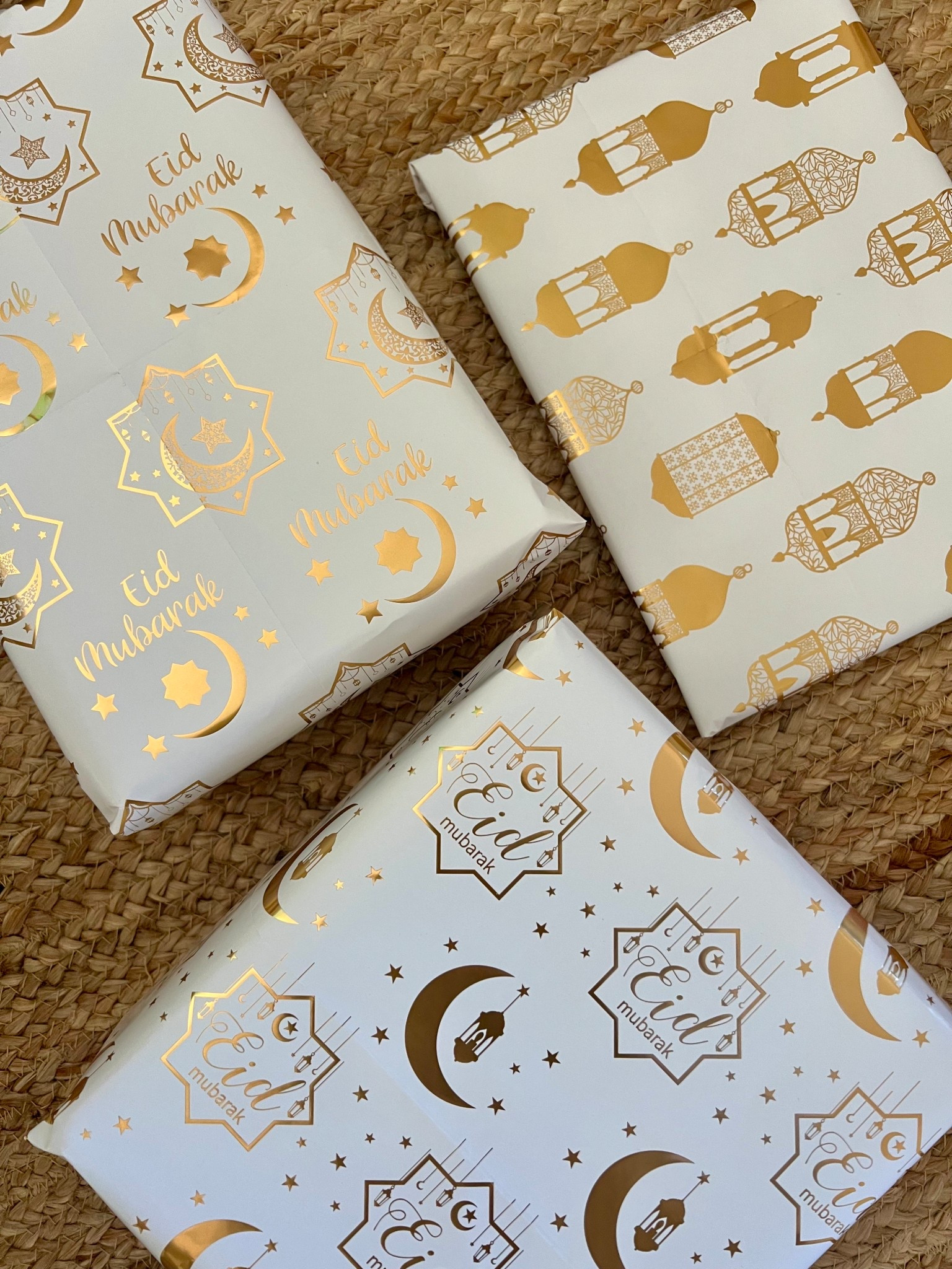 Eid gift wrapping paper 