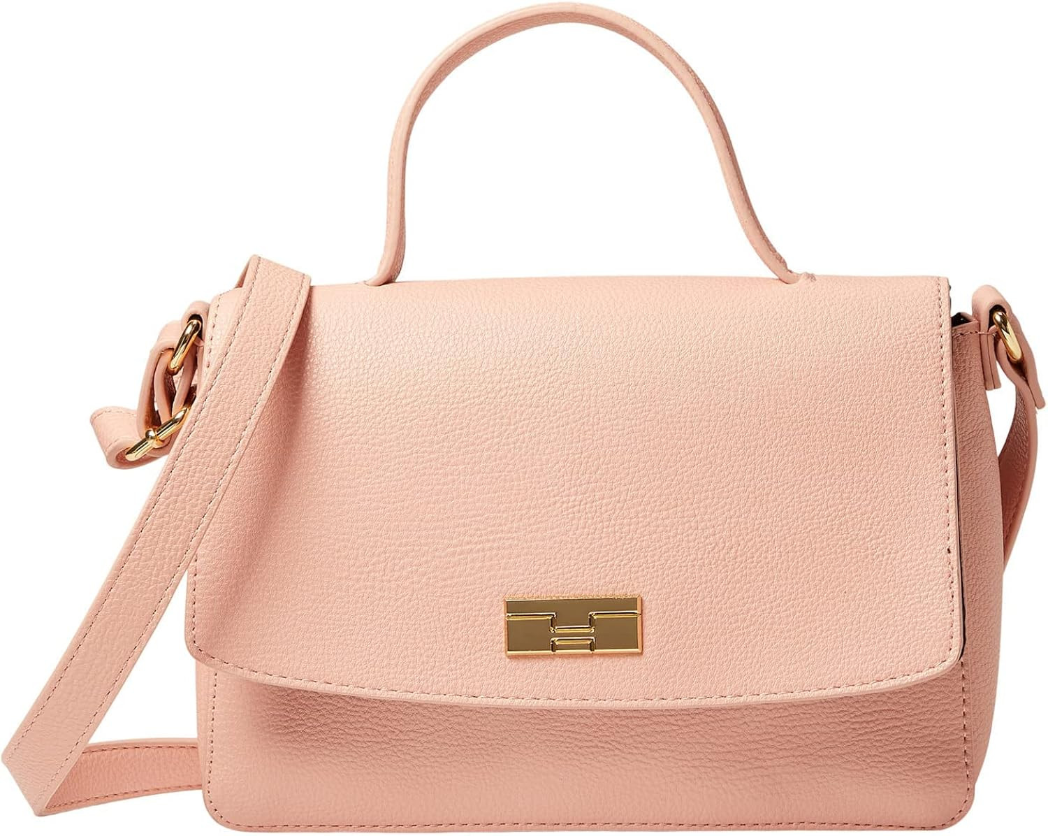 Tommy Hilfiger Tiffany II - Convertible Flap Satchel - Pebble PVC | Amazon (US)