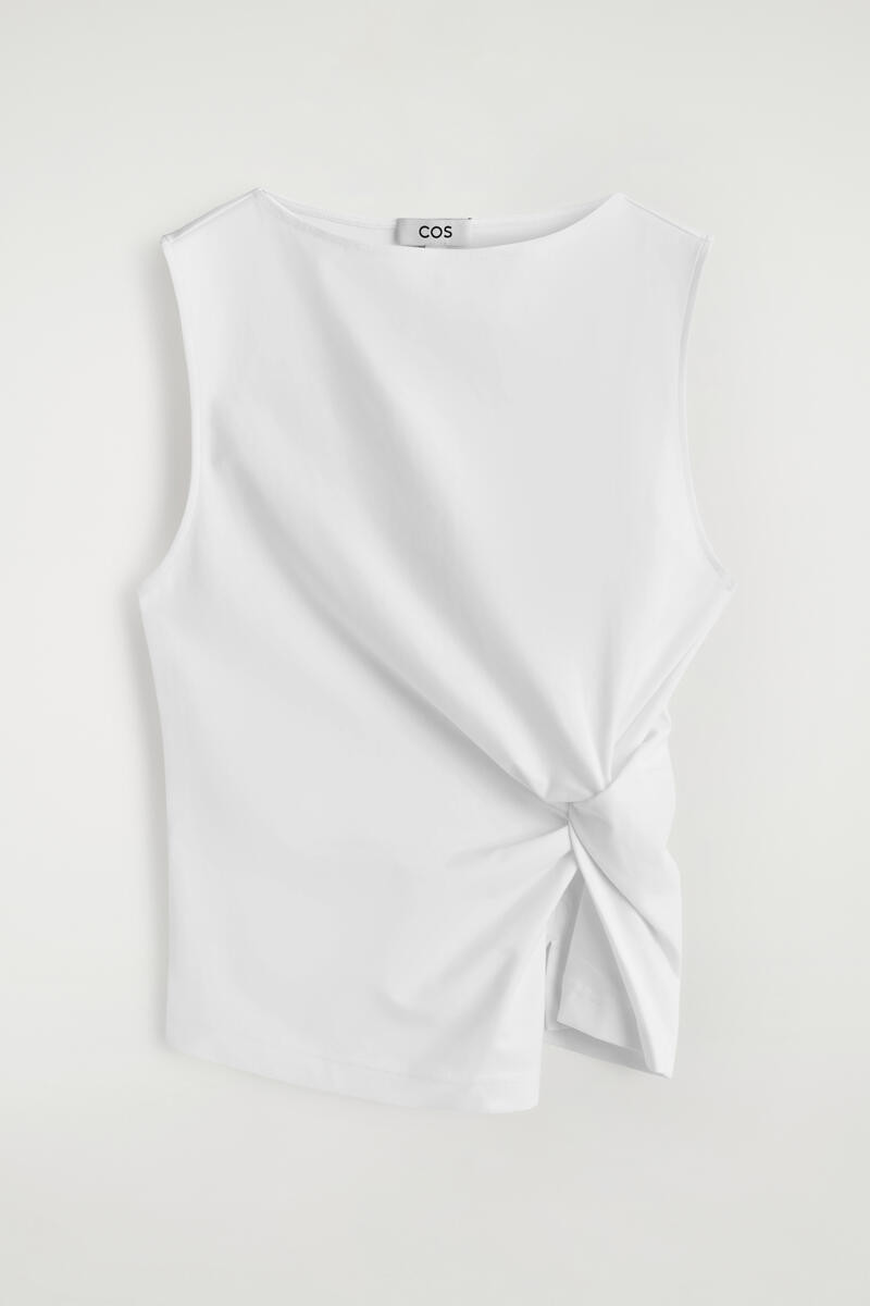 Twist-Detail Jersey Top | COS (US)