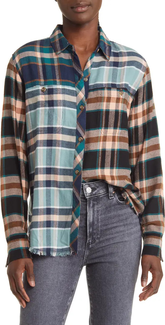 Rails Brando Mixed Plaid Button-Up Shirt | Nordstrom | Nordstrom
