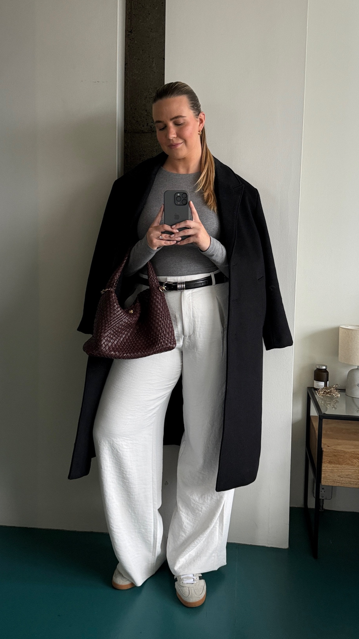 From desk to dinner in my Abercrombie edit AFMOLLIE is my code 

Black long coat XL
Grey basic long sleeve top L
Curve love Sloane trousers 
Adidas trainers
Dehanche belt 

#LTKeurope #LTKmidsize #LTKautumn