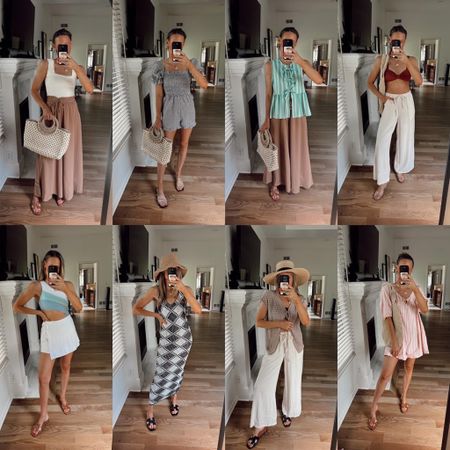 Amazon beach vacation outfits! 
Travel outfits, airplane outfit, summer outfit

#LTKSwim #LTKStyleTip #LTKFindsUnder50