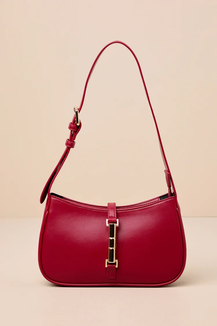 Chic and Tasteful Red Shoulder Bag | Lulus