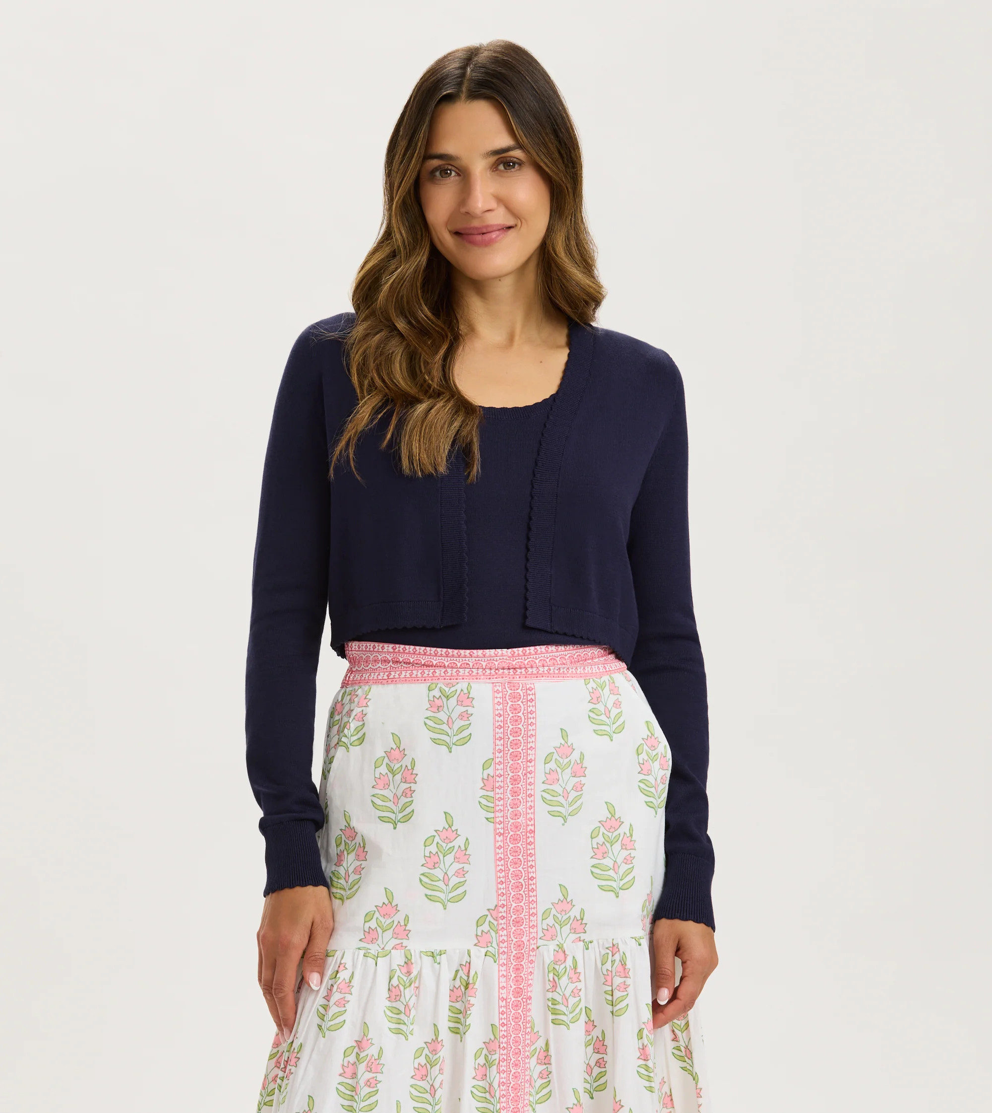 Renwick Scallop Shrug & Tank Sweater Set | Renwick