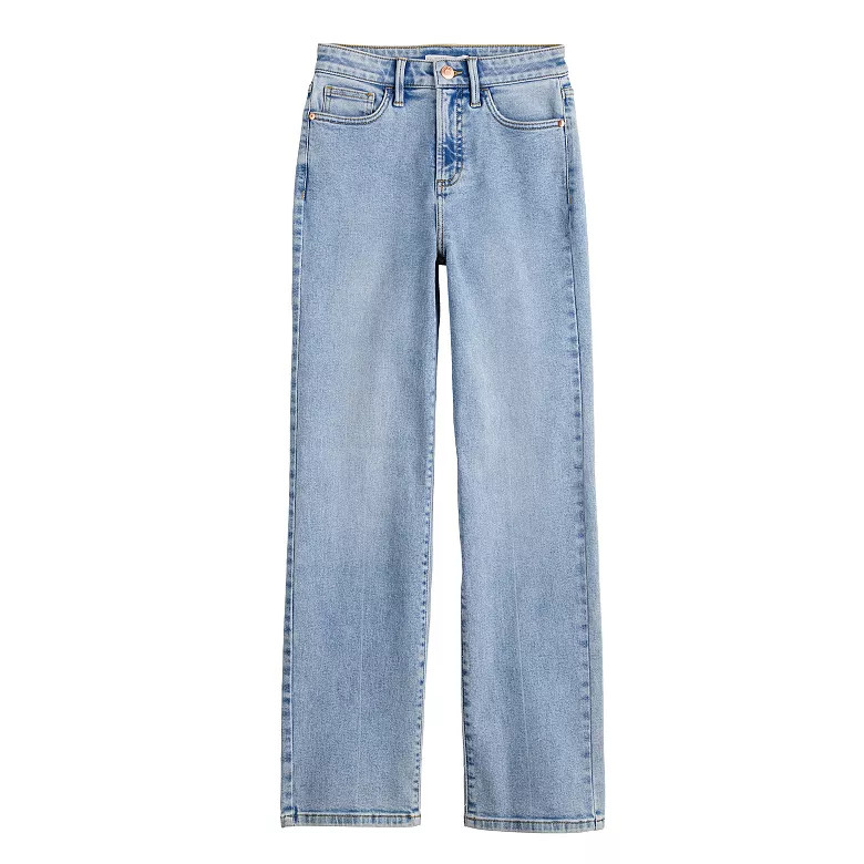 Women's LC Lauren Conrad Super High-Rise True Straight Jeans | Kohl's