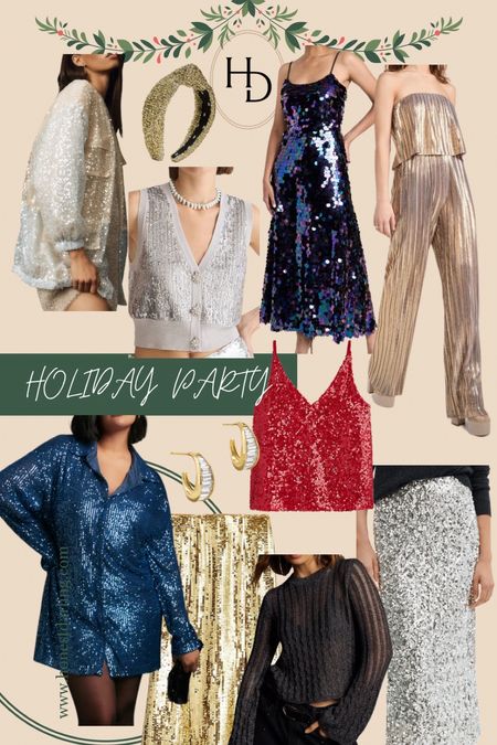 Holiday outfit // party dressing // New Year’s Eve // dresses // sequin top // sequin dress // skirts // sequin skirt

#LTKSeasonal #LTKHoliday #LTKCyberWeek