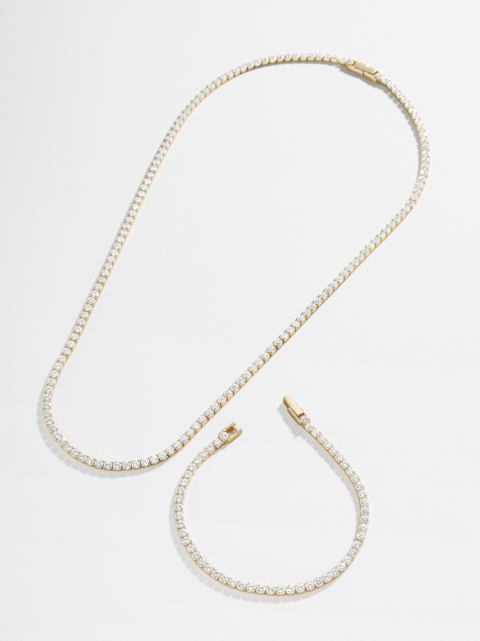 Bennett Tennis Necklace and Bracelet Set | BaubleBar (US)