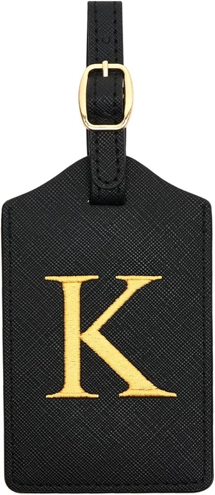 Luggage Tag PU Leather for Suitcase Baggage Handbag Travel Bag Label Suitcase Tag Suitcase Label ... | Amazon (US)