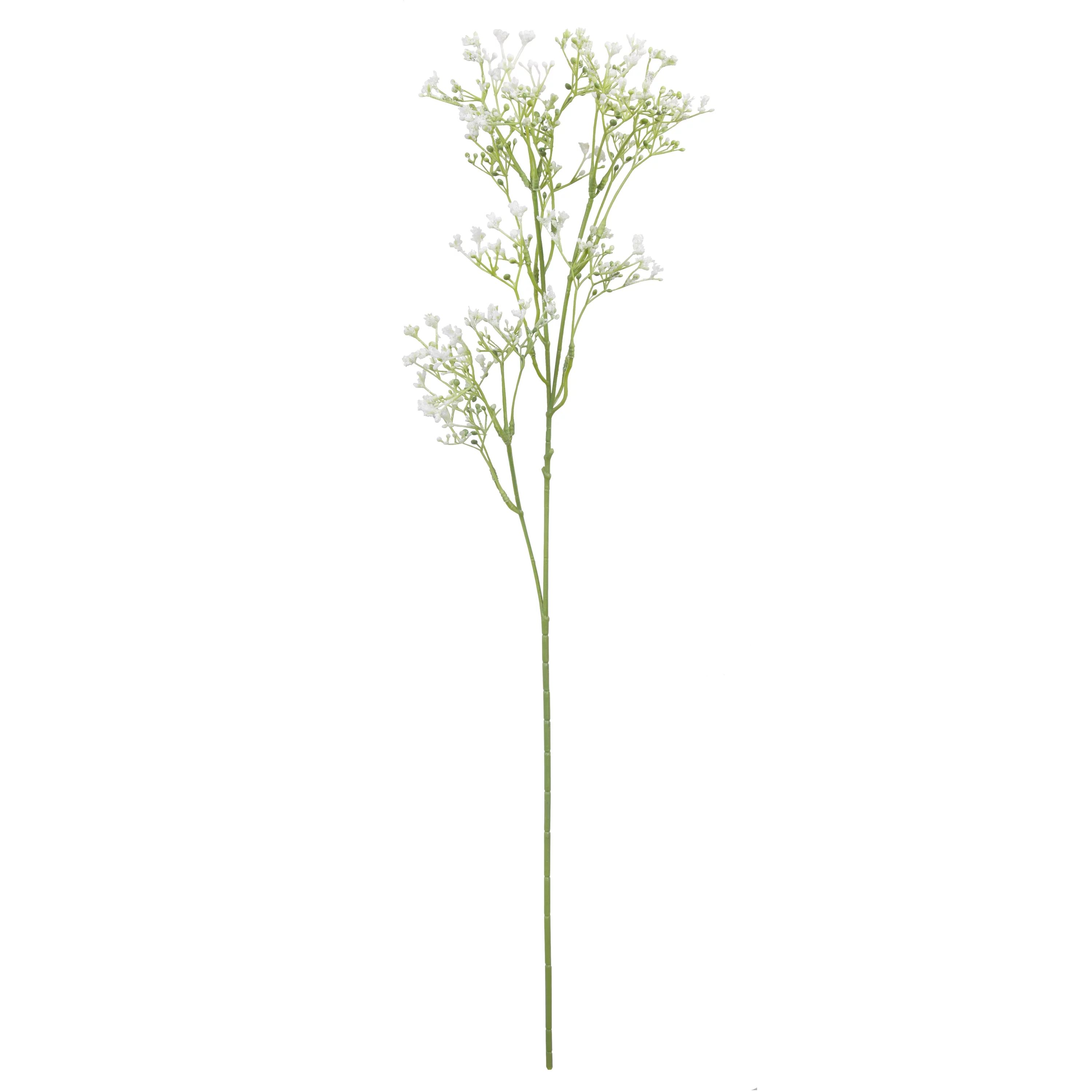 29-inch Artificial White Gypsophila Baby's Breath Long Stem, for Indoor Use, by Mainstays | Walmart (US)