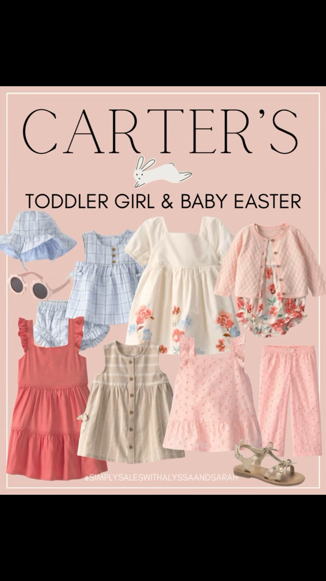 Carter’s Easter outfits 🌸 baby Easter outfits, toddler Easter outfits, toddler girl Easter dresses, baby girl Easter dresses, and matching sibling Easter outfits up to 50% off + extra 20% off select styles with code SPRING20.
These Carter’s Easter outfits for baby and toddler are perfect for church, Easter egg hunts, and spring family photos. So many sweet baby Easter dresses, toddler Easter outfits, and matching sibling Easter outfits this year.
@Carters carters #carters #easteroutfits 


#LTKBaby #LTKKids #LTKSeasonal