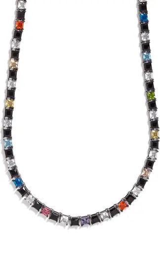 Checkerboard Crystal Collar Necklace | Nordstrom