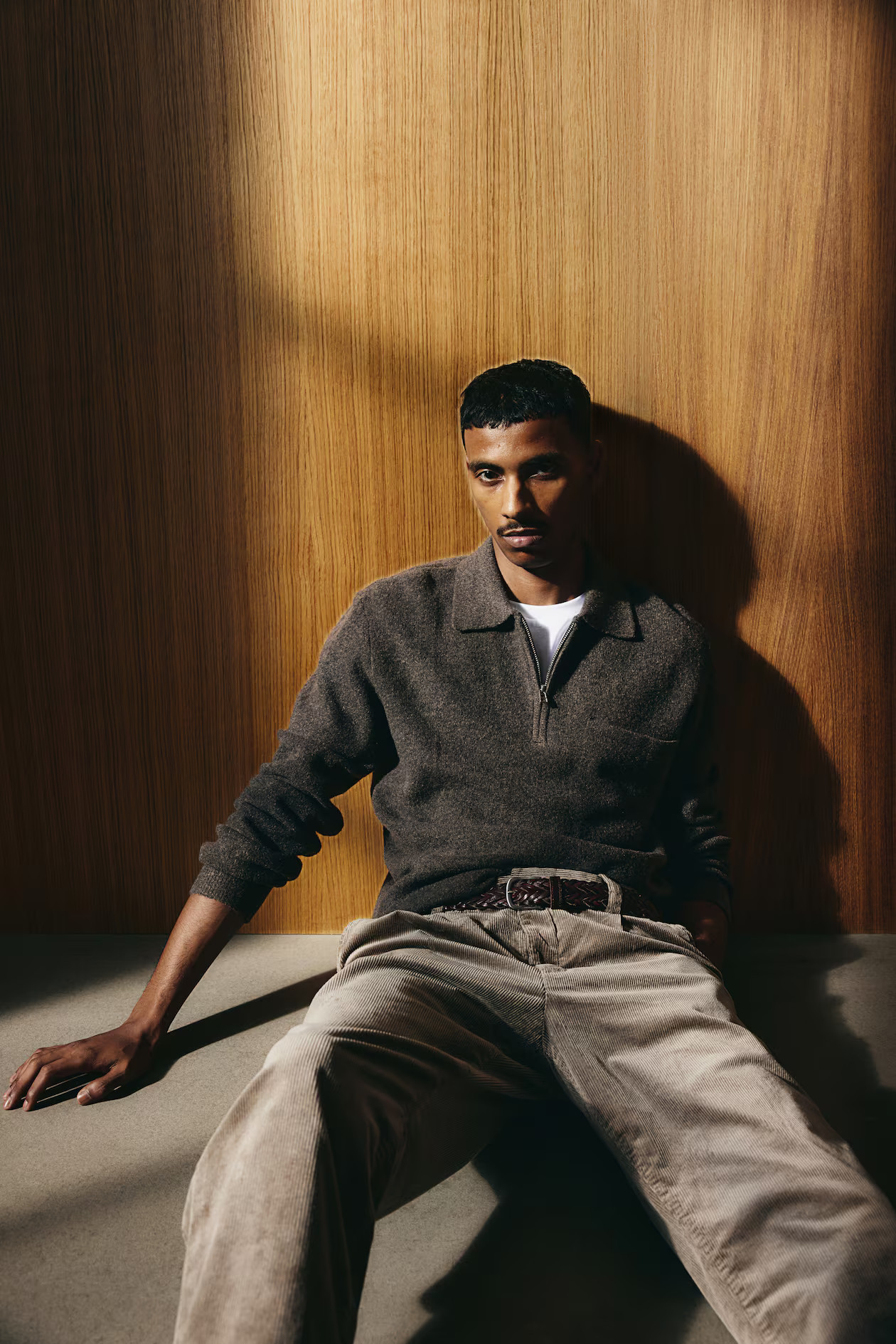 Regular Fit Half-Zip Sweater - Brown - Men | H&M US | H&M (US + CA)