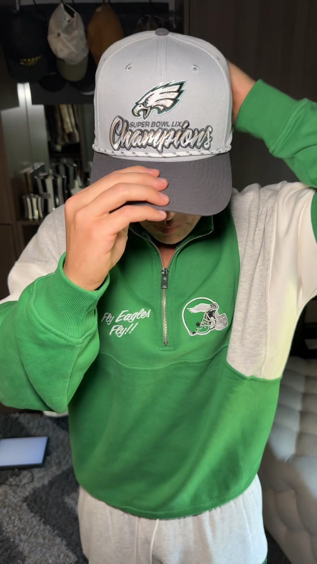 Football season is back, even Debi is ready. Abercrombie and NFL did it again this year with these comfy Eagles pieces. #nfl #eaglesfan #gobirds #abercrombie #abercrombienfl

#LTKFamily #LTKMens #LTKSeasonal