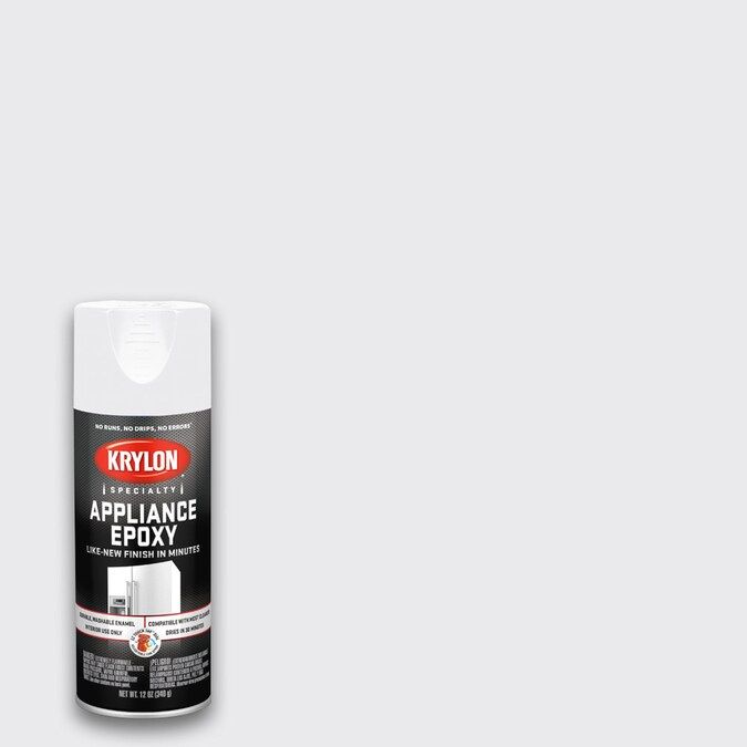 Krylon Appliance Specialty Gloss White Epoxy Spray Paint (Actual Net Contents: 12-oz) Lowes.com | Lowe's